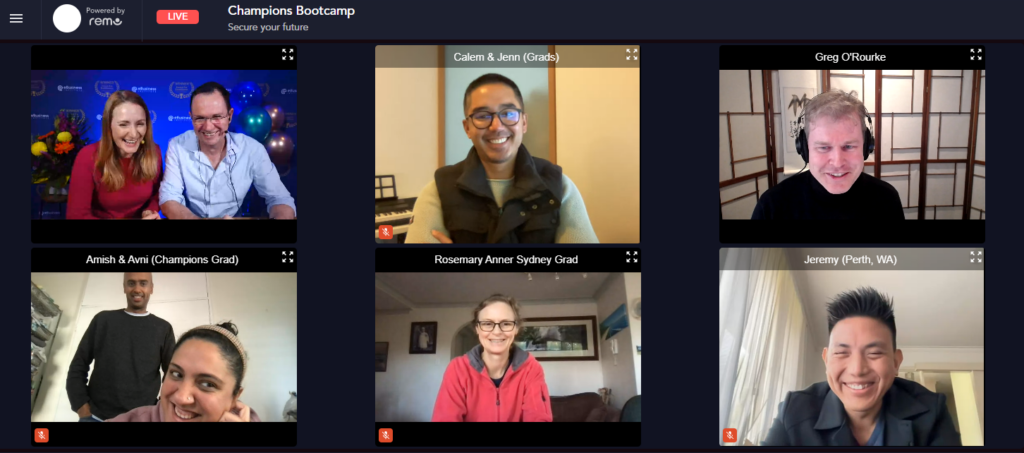 Champions bootcamp livestream 1